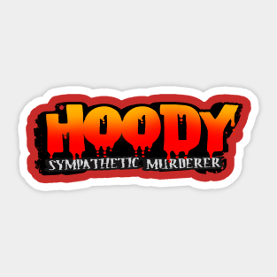 Hoody Title Logo (red yellow gradient) Sticker